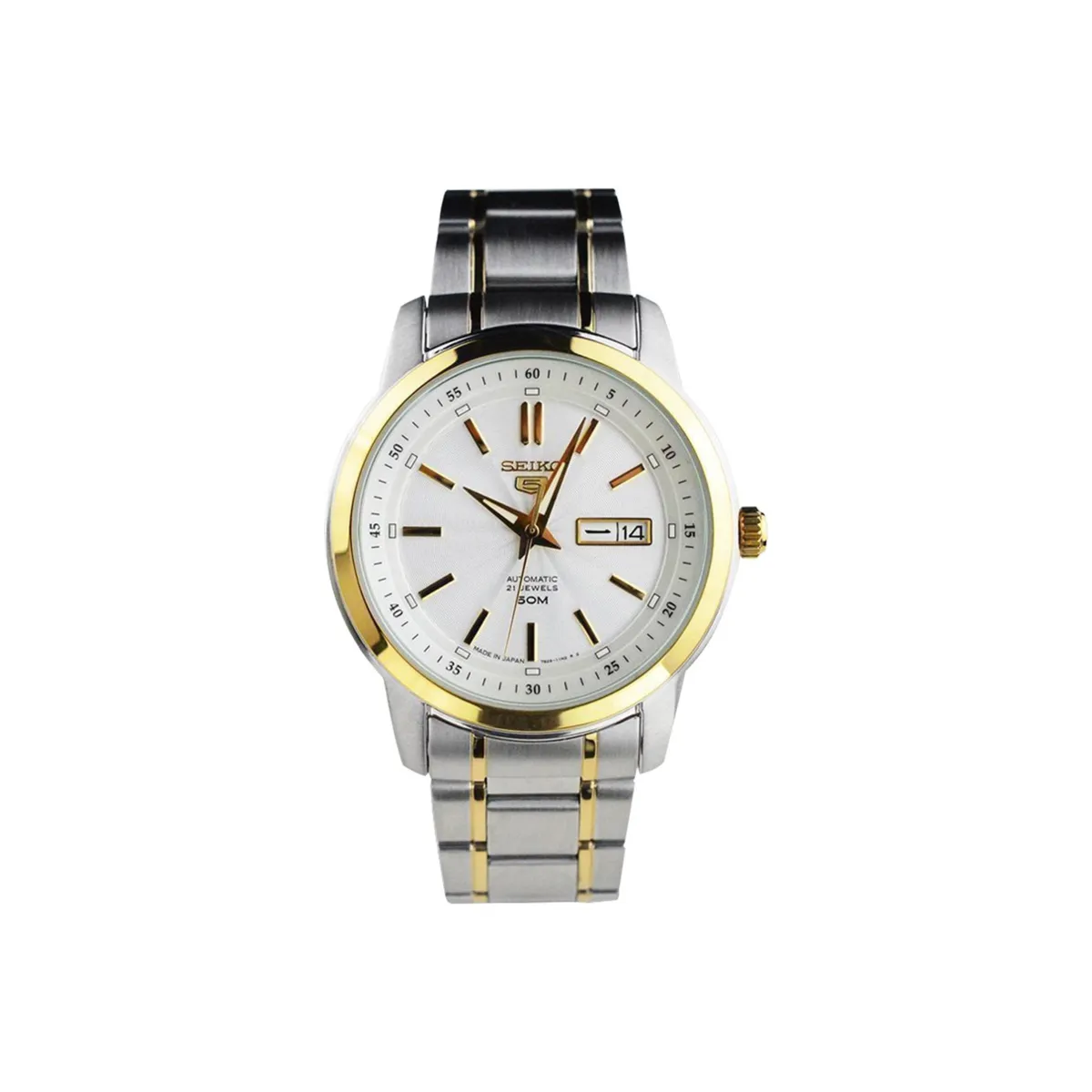 SEIKO Men’s Mechanical Watch No.5 SNKM92J1 Gold