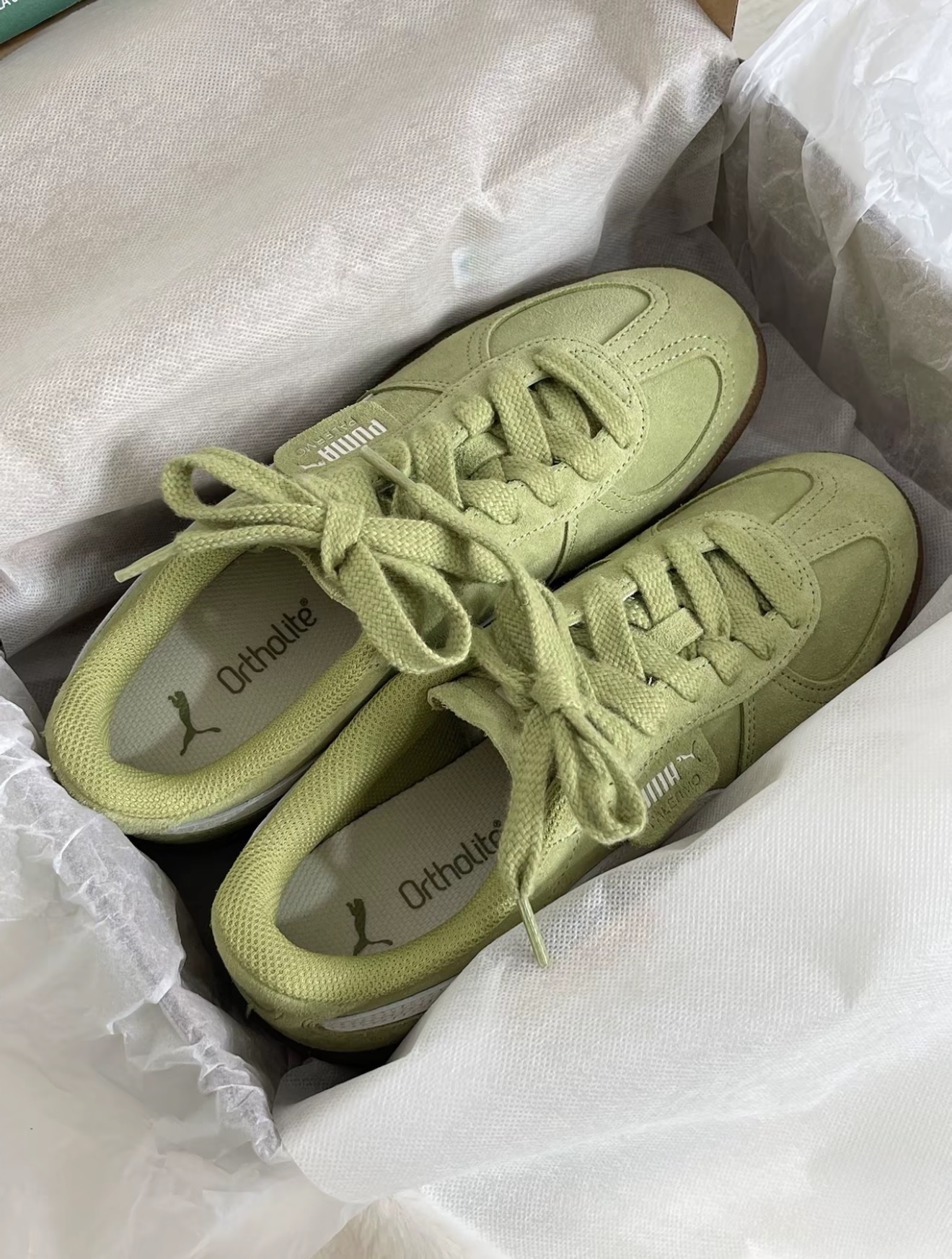 Нежные оливковые Puma