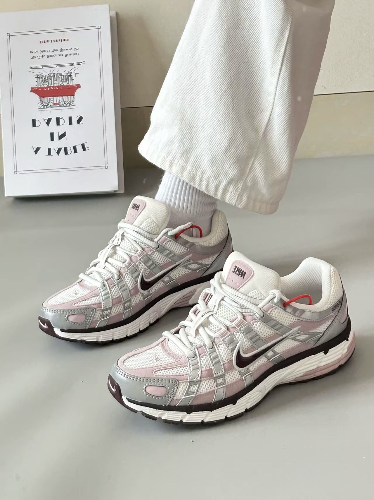 Трендовые Nike P-6000 в нежном оттенке
